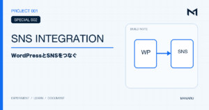 PROJECT 001 SPECIAL S02 SNS INTEGRATIONのアイキャッチ